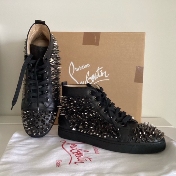 Christian Louboutin Other - Authentic Christian Louboutin Pik Pik Hightop Sneakers, Size 40
